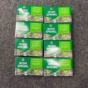 Irish Spring Original Deodorant Bar Soap 4 oz 8 Count Bulk Lot Fresh Scent